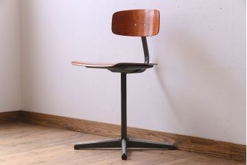 ヴィンテージ家具　ビンテージ　ジャンクスタイル　デスクチェア(回転イス)(1)