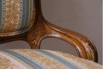 アンティーク家具　フランスアンティーク　サロンチェア(2)