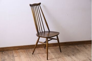 ヴィンテージ家具　イギリス　ERCOL(アーコール)　ビンテージ　ゴールドスミスチェア(ハイバックチェア)(1)