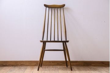 ヴィンテージ家具　イギリス　ERCOL(アーコール)　ビンテージ　ゴールドスミスチェア(ハイバックチェア)(2)
