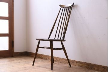 ヴィンテージ家具　イギリス　ERCOL(アーコール)　ビンテージ　ゴールドスミスチェア(ハイバックチェア)(2)