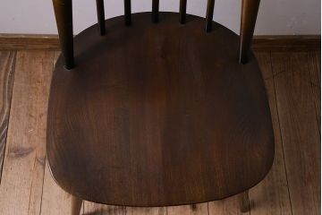 ヴィンテージ家具　イギリス　ERCOL(アーコール)　ビンテージ　ゴールドスミスチェア(ハイバックチェア)(2)