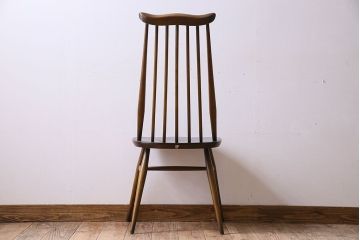 ヴィンテージ家具　イギリス　ERCOL(アーコール)　ビンテージ　ゴールドスミスチェア(ハイバックチェア)(2)