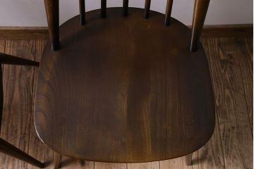 ヴィンテージ家具　イギリス　ERCOL(アーコール)　ビンテージ　ゴールドスミスチェア(ハイバックチェア)　2脚セット