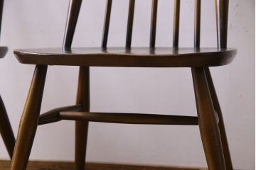 ヴィンテージ家具　イギリス　ERCOL(アーコール)　ビンテージ　ゴールドスミスチェア(ハイバックチェア)　2脚セット