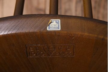 ヴィンテージ家具　イギリス　ERCOL(アーコール)　ビンテージ　ゴールドスミスチェア(ハイバックチェア)　2脚セット