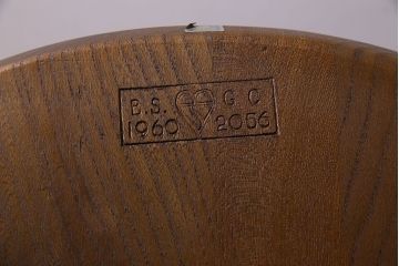 ヴィンテージ家具　イギリス　ERCOL(アーコール)　ビンテージ　ゴールドスミスチェア(ハイバックチェア)　2脚セット