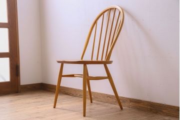 ヴィンテージ家具　イギリス　ERCOL(アーコール)　ビンテージ　ウィンザーダイニングチェア(1)