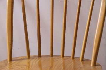 ヴィンテージ家具　イギリス　ERCOL(アーコール)　ビンテージ　ウィンザーダイニングチェア　2脚セット