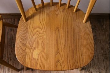 ヴィンテージ家具　イギリス　ERCOL(アーコール)　ビンテージ　ウィンザーダイニングチェア　2脚セット