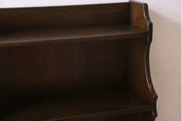 ヴィンテージ家具　ERCOL(アーコール)　イギリスビンテージ　オールドコロニアル　カップボードブックケース(本棚)