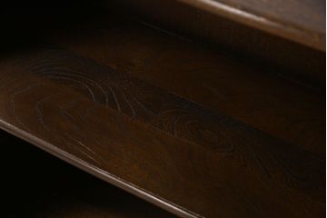 ヴィンテージ家具　ERCOL(アーコール)　イギリスビンテージ　オールドコロニアル　カップボードブックケース(本棚)