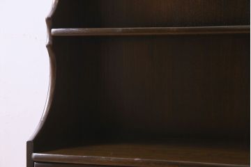 ヴィンテージ家具　ERCOL(アーコール)　イギリスビンテージ　オールドコロニアル　カップボードブックケース(本棚)