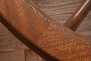 【S様ご成約済み・ご決済用】北欧家具　ビンテージ　ガラストップセンターテーブル(コーヒーテーブル)