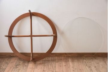 【S様ご成約済み・ご決済用】北欧家具　ビンテージ　ガラストップセンターテーブル(コーヒーテーブル)