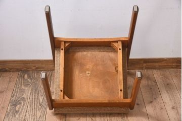 北欧家具　フィンランドASKO製　チーク材　ダイニングチェア(クッション座面チェア)(1)