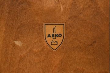 北欧家具　フィンランドASKO製　チーク材　ダイニングチェア(クッション座面チェア)(1)