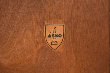 北欧家具　フィンランドASKO製　チーク材　ダイニングチェア(クッション座面チェア)(2)