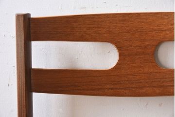 北欧家具　フィンランドASKO製　チーク材　ダイニングチェア(クッション座面チェア)(3)