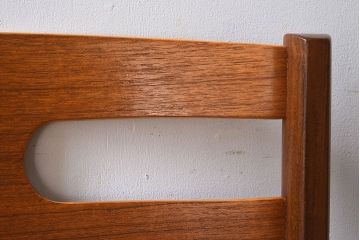 北欧家具　フィンランドASKO製　チーク材　ダイニングチェア(クッション座面チェア)(3)