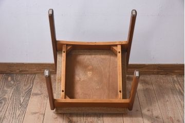 北欧家具　フィンランドASKO製　チーク材　ダイニングチェア(クッション座面チェア)(3)