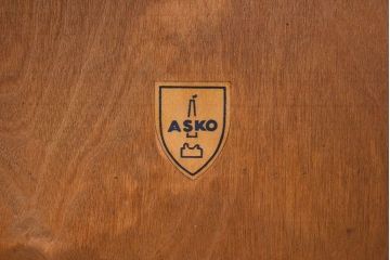 北欧家具　フィンランドASKO製　チーク材　ダイニングチェア(クッション座面チェア)(3)