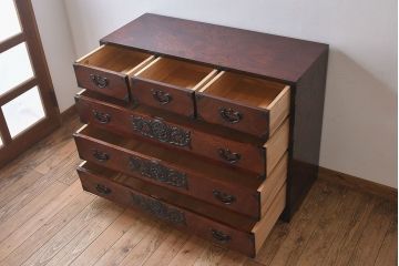 中古　伝統工芸　岩谷堂衣装箪笥