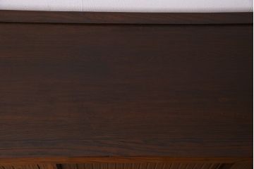中古　民芸家具　楡材　総無垢　重厚な佇まいが趣ある六尺水屋箪笥サイドボード