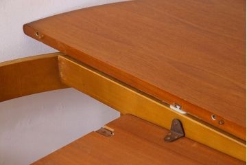 ヴィンテージ家具　北欧ビンテージ　MEREDEW社製!丸型エクステンションテーブル