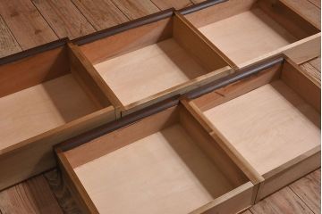 中古　民芸家具　軽井沢彫りが美しいチェスト(引き出し)