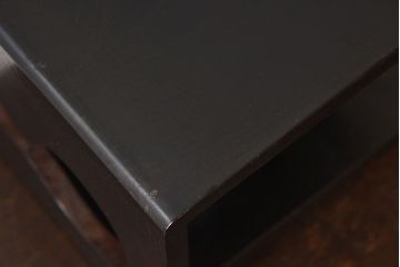 アンティーク雑貨　漆塗り　透かしが和モダンなアンティーク花台(飾り台)