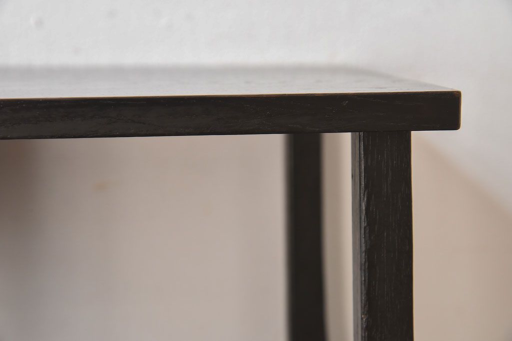 アンティーク雑貨　漆塗り　透かしが和モダンなアンティーク花台(飾り台)