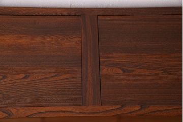 中古　民芸家具　楡材総無垢　重厚な佇まいが趣ある五尺水屋箪笥サイドボード(2)