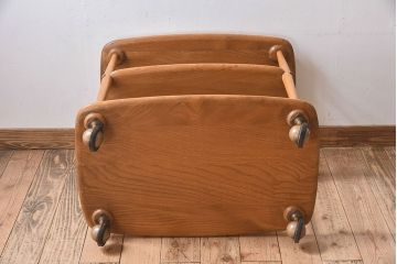 ヴィンテージ家具　ERCOL(アーコール)　イギリスビンテージ　トロリーキャスターワゴン(キッチンワゴン)(2)