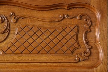 ヴィンテージ家具　オーク材　フランスビンテージ　ビューローブックケース
