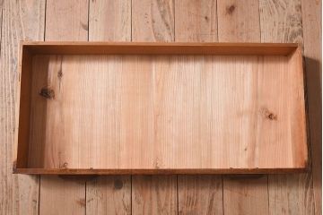 アンティーク家具　結霜ガラス入り　栓材　和製アンティークの本箱(本棚・収納棚・戸棚)