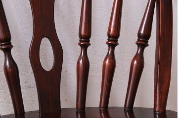 ビンテージ　飛騨家具　杢目の美しさが素敵なWINDS太平のダイニングチェア(1)