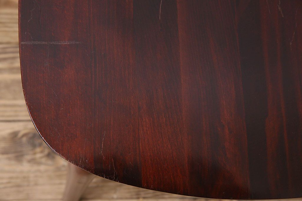 ビンテージ　飛騨家具　杢目の美しさが素敵なWINDS太平のダイニングチェア(1)