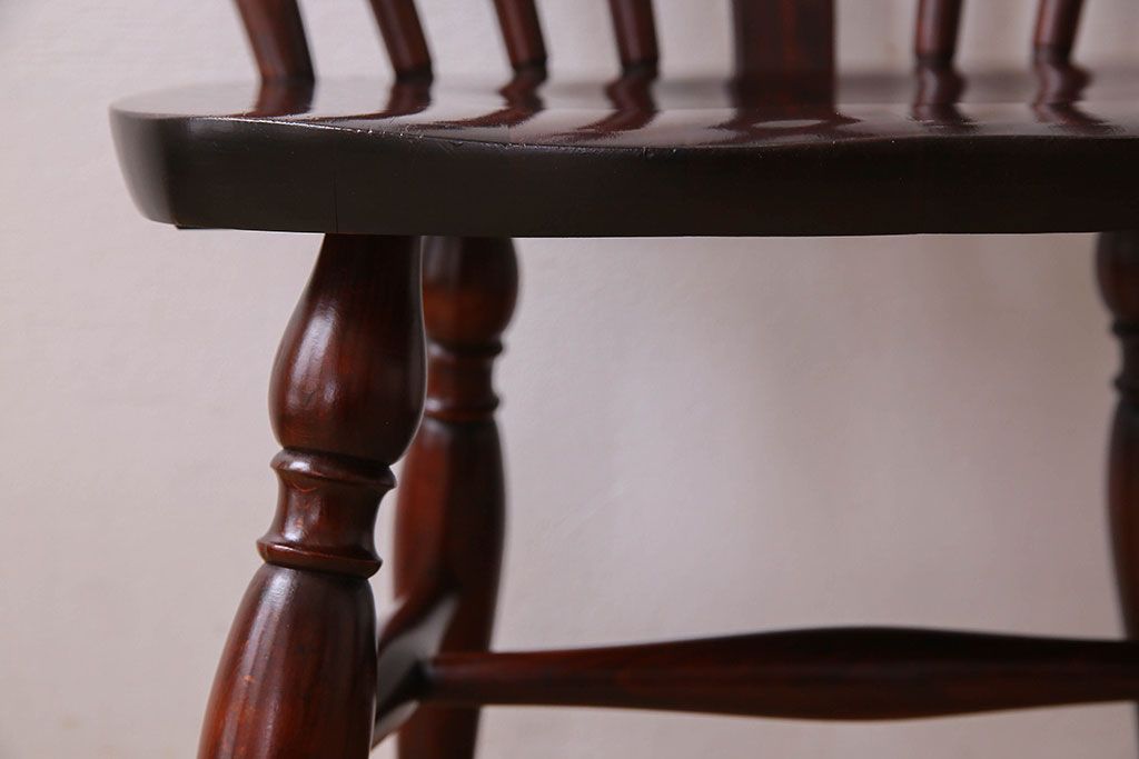 ビンテージ　飛騨家具　杢目の美しさが素敵なWINDS太平のダイニングチェア(1)