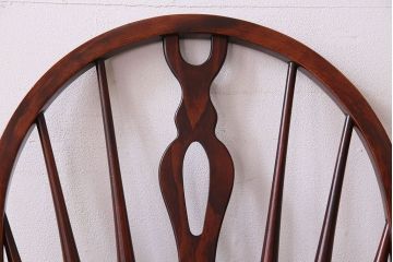 ビンテージ　飛騨家具　杢目の美しさが素敵なWINDS太平のダイニングチェア(2)