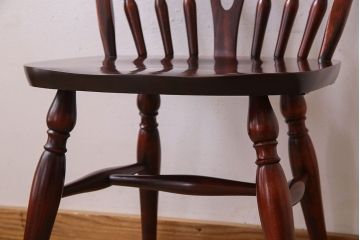 ビンテージ　飛騨家具　杢目の美しさが素敵なWINDS太平のダイニングチェア(2)