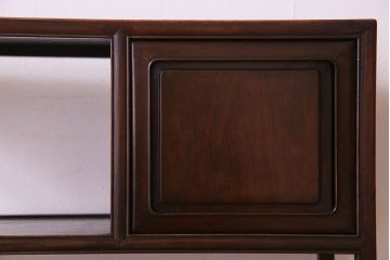 アンティーク家具　時代物 和製アンティーク 紫檀材 飾り棚(茶棚)