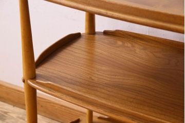 ヴィンテージ家具　ERCOL(アーコール)　イギリスビンテージ　トロリーキャスターワゴン(キッチンワゴン)(3)