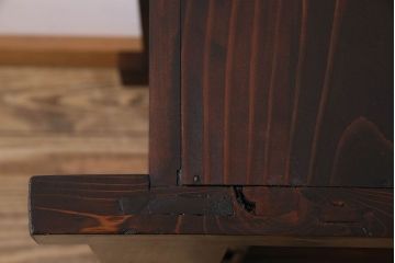 アンティーク家具　古民具・骨董　五尺　横桟引き戸の水屋箪笥サイドボード(テレビボード)