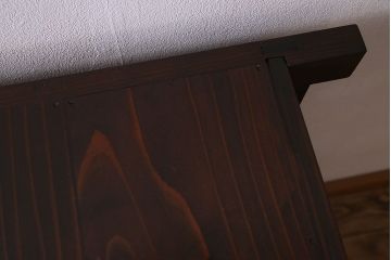 アンティーク家具　古民具・骨董　五尺　横桟引き戸の水屋箪笥サイドボード(テレビボード)