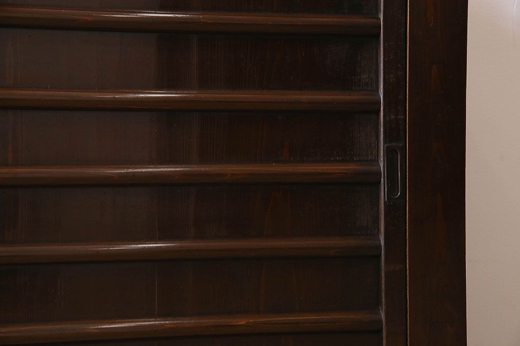 アンティーク家具　古民具・骨董　五尺　横桟引き戸の水屋箪笥サイドボード(テレビボード)