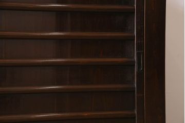 アンティーク家具　古民具・骨董　五尺　横桟引き戸の水屋箪笥サイドボード(テレビボード)