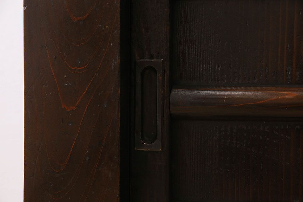 アンティーク家具　古民具・骨董　五尺　横桟引き戸の水屋箪笥サイドボード(テレビボード)