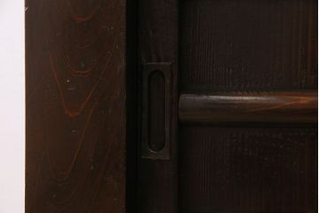 アンティーク家具　古民具・骨董　五尺　横桟引き戸の水屋箪笥サイドボード(テレビボード)