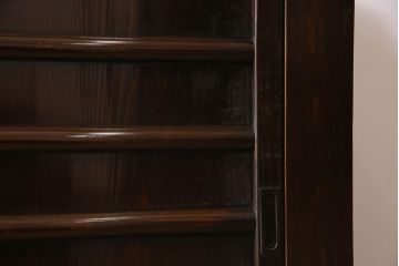 アンティーク家具　古民具・骨董　五尺　横桟引き戸の水屋箪笥サイドボード(テレビボード)